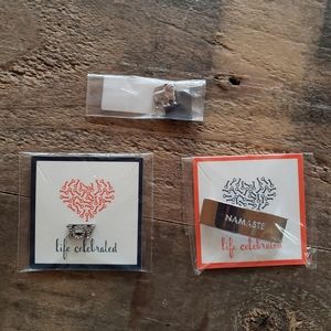 NWT Keep Collective charms, set of three